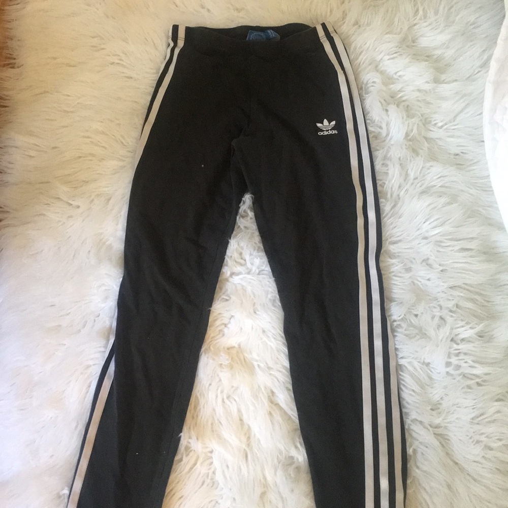 Adidas striped leggings